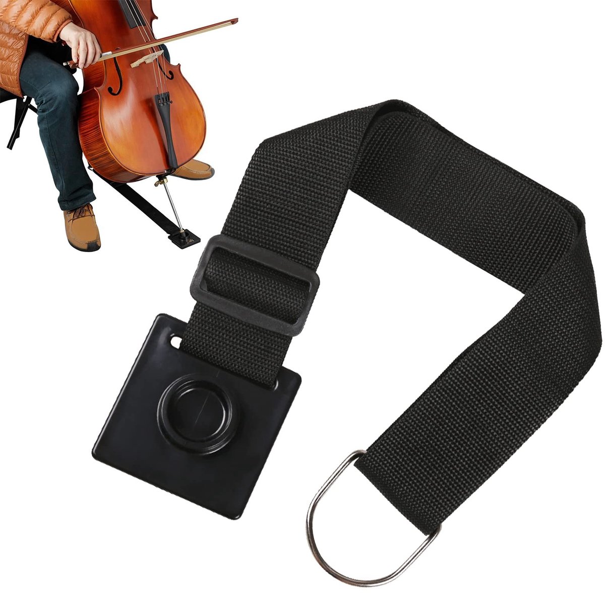 Dailygoods- Cello Eindpin Antislip - Cello Eindstift - Cello Endpin Houder - Cello End Pin Stopper - Slijtvast Materiaal - Krasbestendig Accessoire