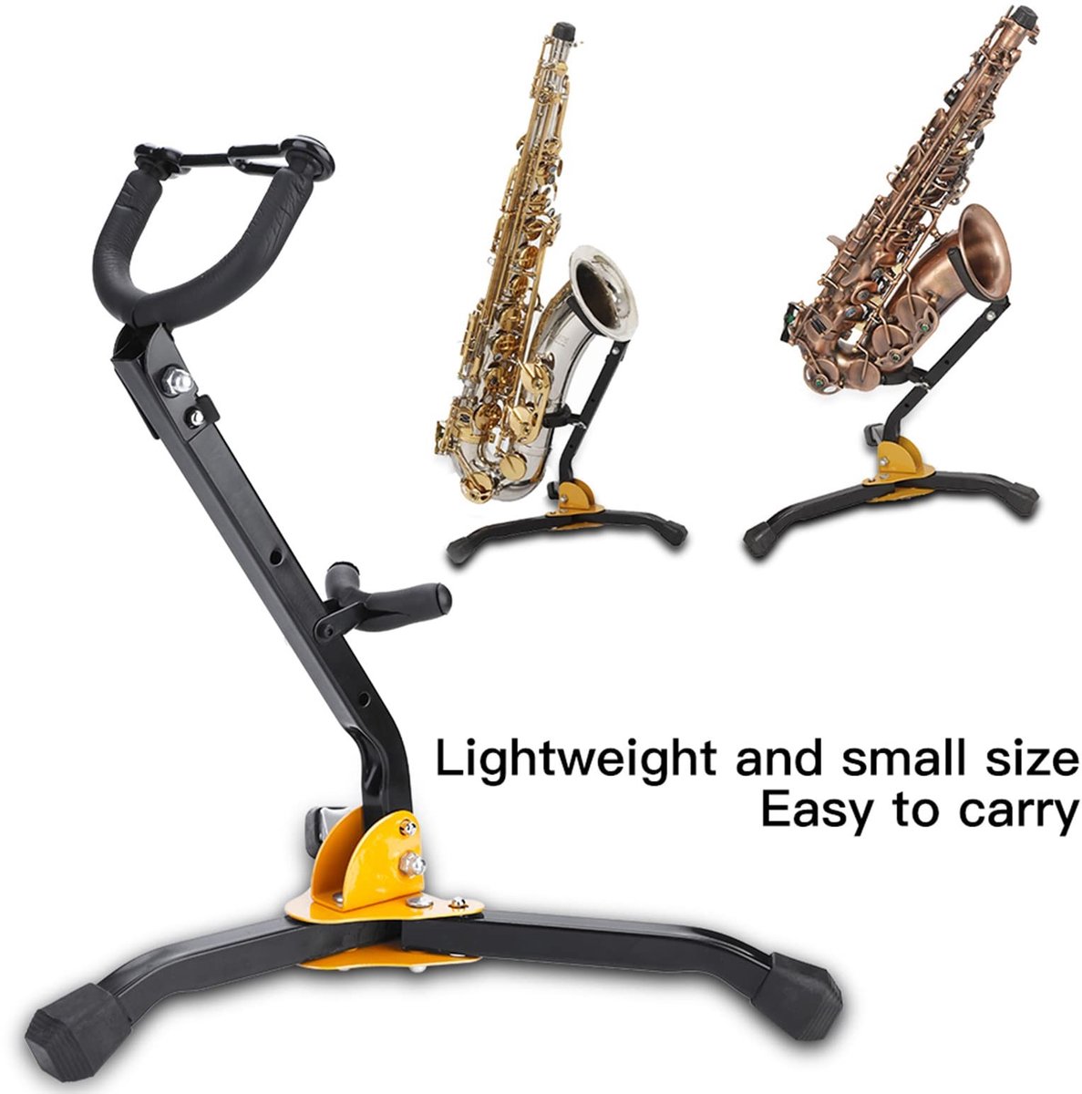 Dailygoods- Saxofoonstandaard Antislip Design - Verstelbare Standaard - Metaal - Altsaxofoon - Professionele Service - Comfortabel Gebruik - Saxofoonstand