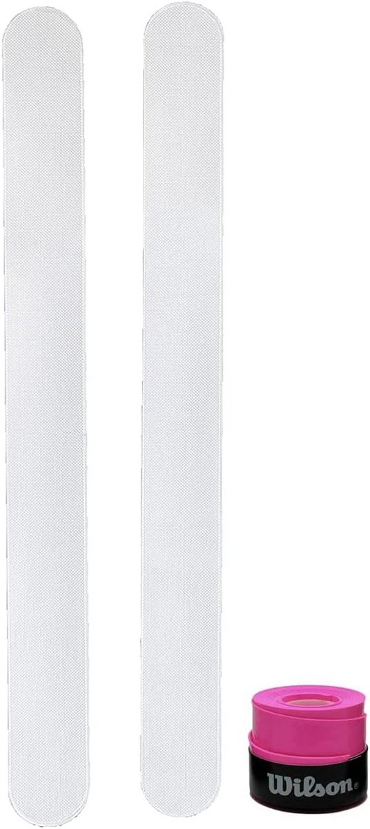 Racketbescherming - Beschermfolie - Sportuitrusting - Zonder logo - 2 stuks - Transparant