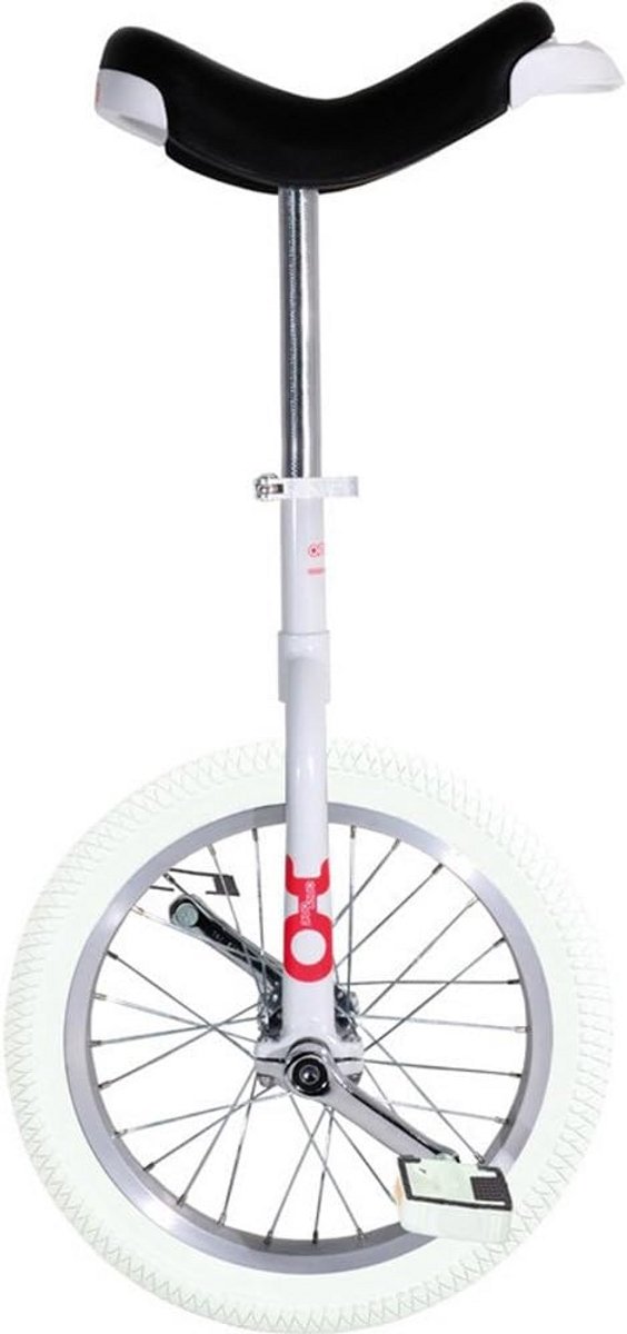 Eenwieler Single wheel bike Leren fietsen Comfortabel zadel 18 x 15 x 30 cm Wit