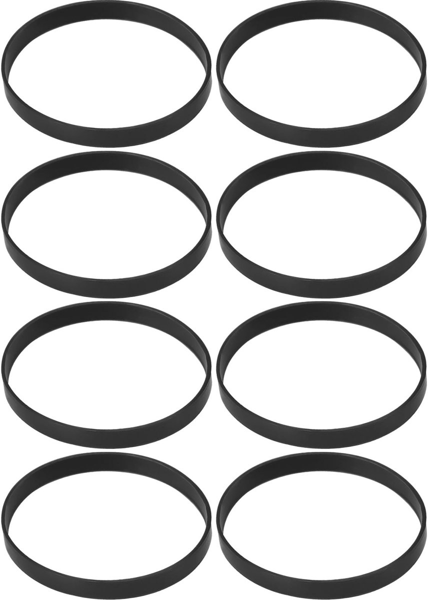 Dailygoods- Locomotiefwielen 25mm - Rubber Wielen - 8 Stuks - Lichtgewicht - Duurzaam - Compatibel met Flyer - Modelwielen