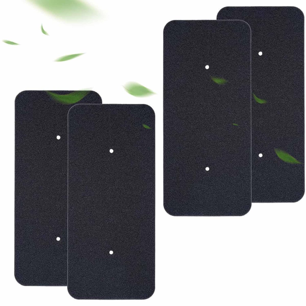 Dailygoods- Filterset 4 Stuks - Geschikt voor Hoover/Candy - Sponsdroger/Condensdroger - Schuimstoffilter - Afmeting 275 x 125 mm - Drogerfilter