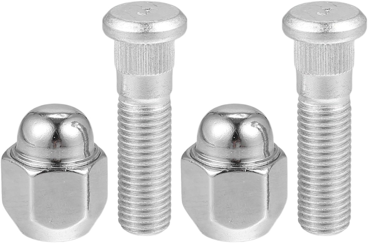 Dailygoods- Wielbout M12 x 1,5 - Vervanging voor Hyundai/Kia - Zeshoekig 21 mm - Gelegeerd Staal - Corrosiebestendig - Totale Lengte 50 mm - Wielmoer