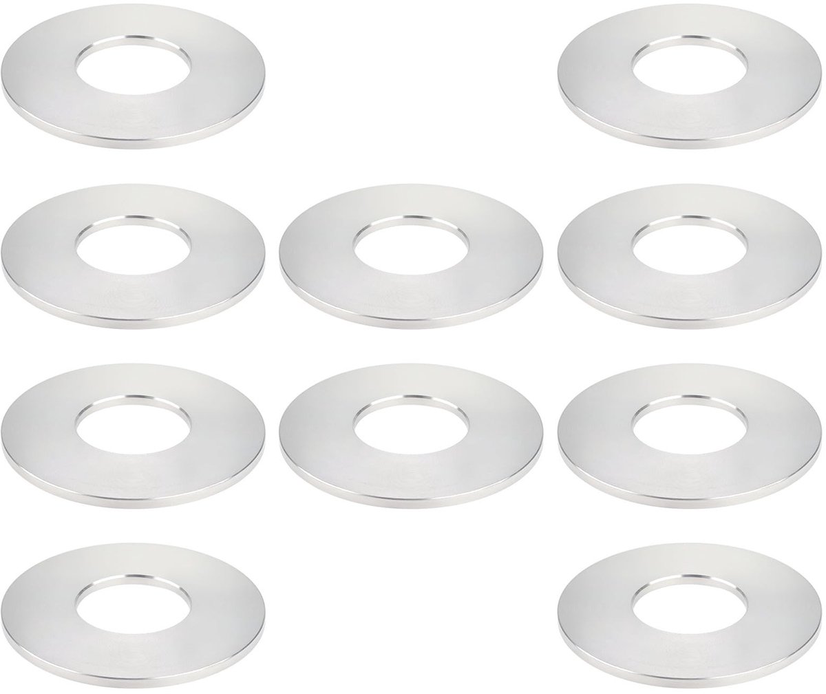 Dailygoods- Pakkingen 10 Stuks - Aluminium - 70x30x3mm - Geschikt voor Keukenkraan - Vervormingsbestendig - Corrosiebestendig - Afdichtringen