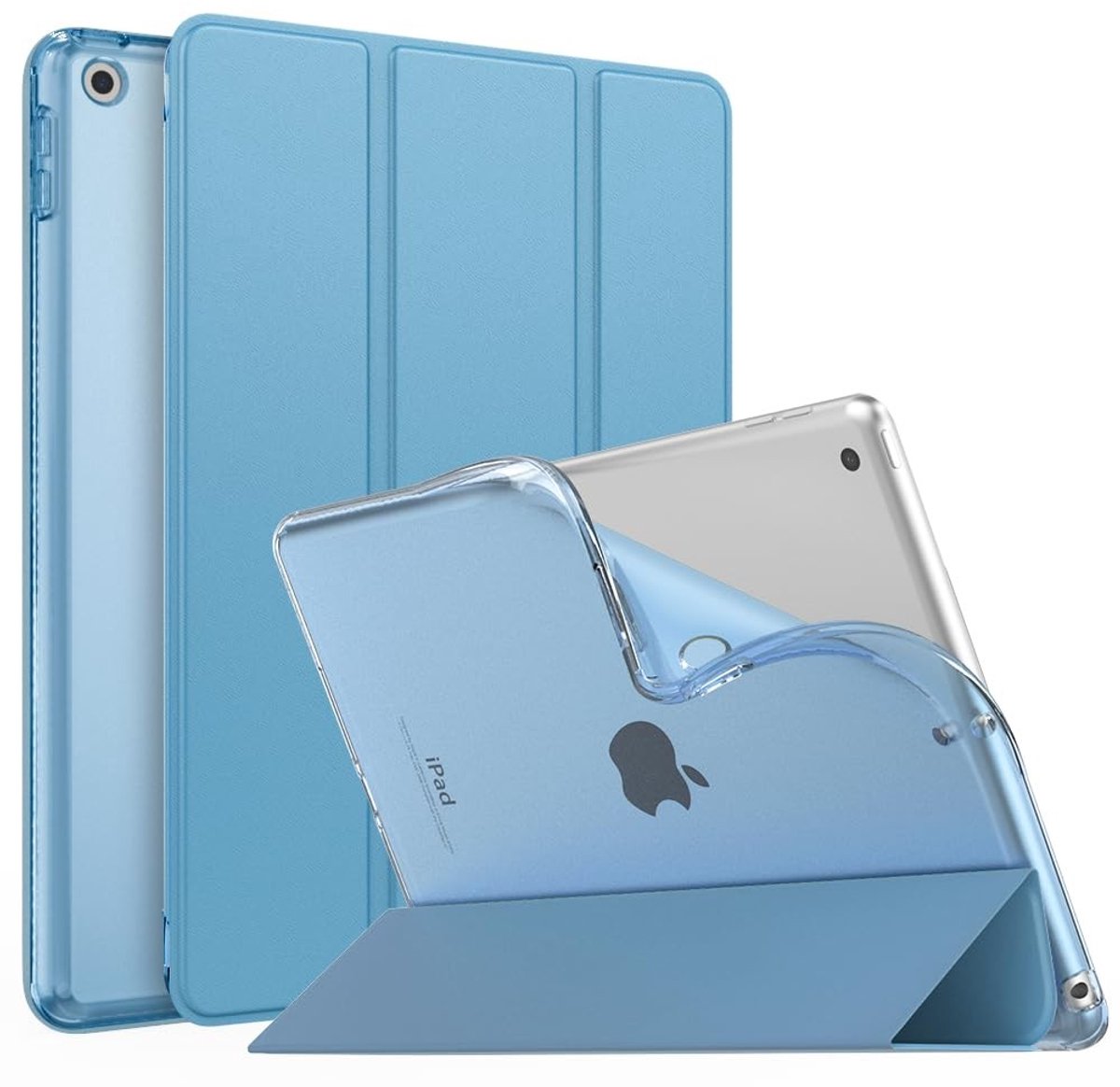 Dailygoods - iPad 10.2 Hoesje - Slanke bescherming - Automatisch waken/slapen - Mistig - Geschikt voor iPad 9e/8e/7e generatie - Perfecte pasvorm