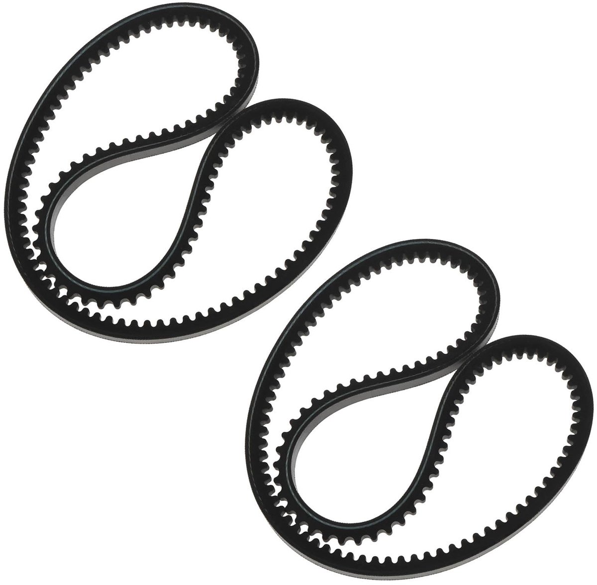 Dailygoods- Grasmaaierriem 2x - Buitenlengte 760mm - Binnenlengte 710mm - Breedte 10mm - Rubber - Compatibel met MOUNTFIELD SP555/SP550/SP554 - Maaierriem