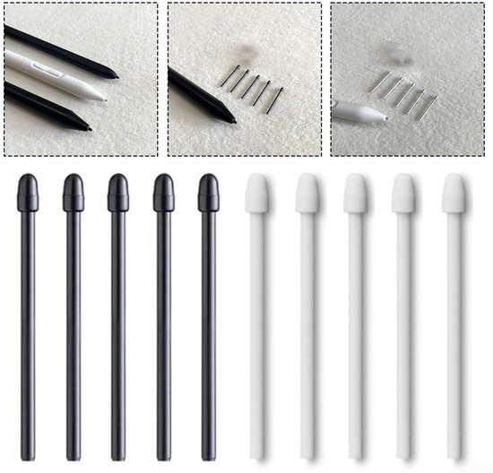 Dailygoods- Markeerstiften Set van 5 - Vervangende Pen Tips - Hoogwaardige Materialen - Eenvoudig te Installeren - Voor Boox Pen2/Pen Plus - Verbeterde Nauwkeurigheid - Penpunten — afbeelding 3