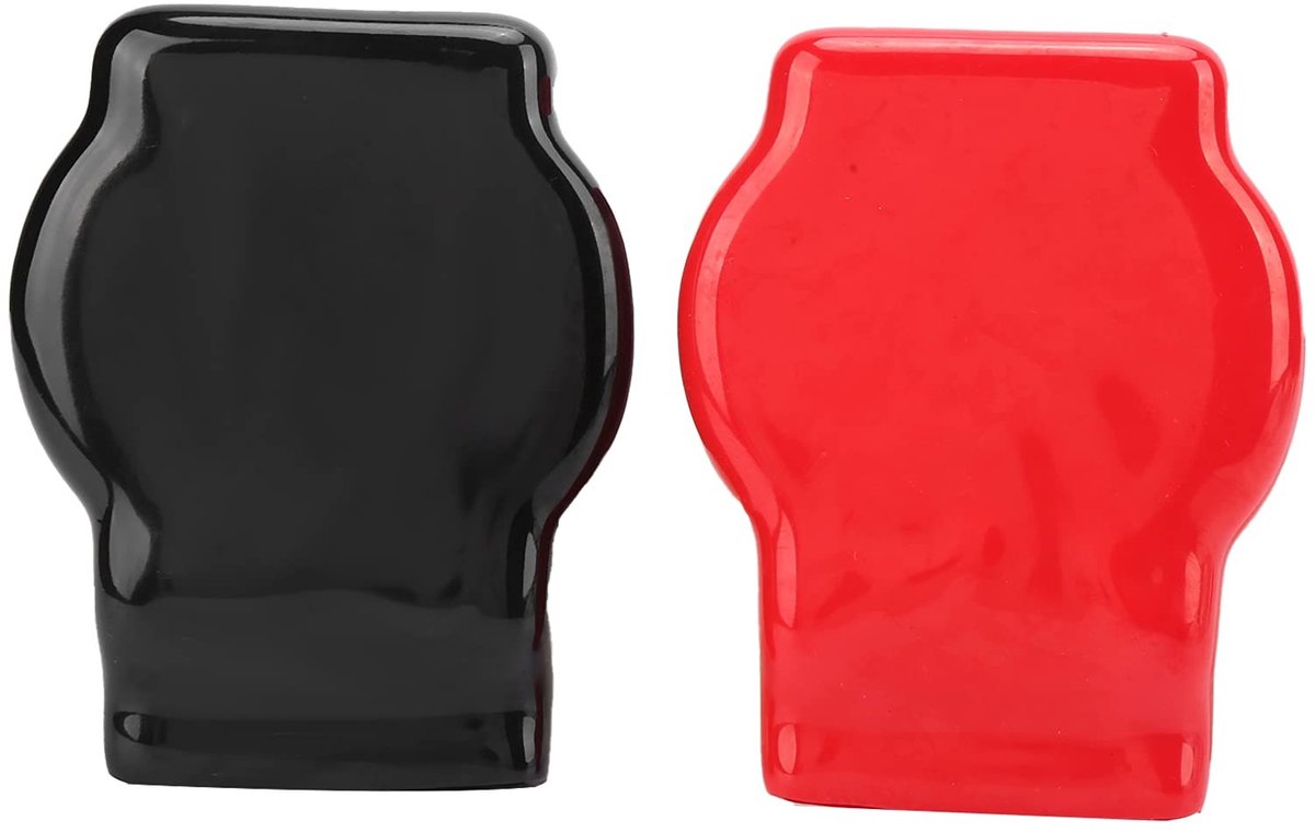 Dailygoods - Batterij Terminal Covers - Universele Positieve Negatieve Top Post Cap - Bescherming voor Auto Motor Truck - Draad Connector Cap - Ideaal...
