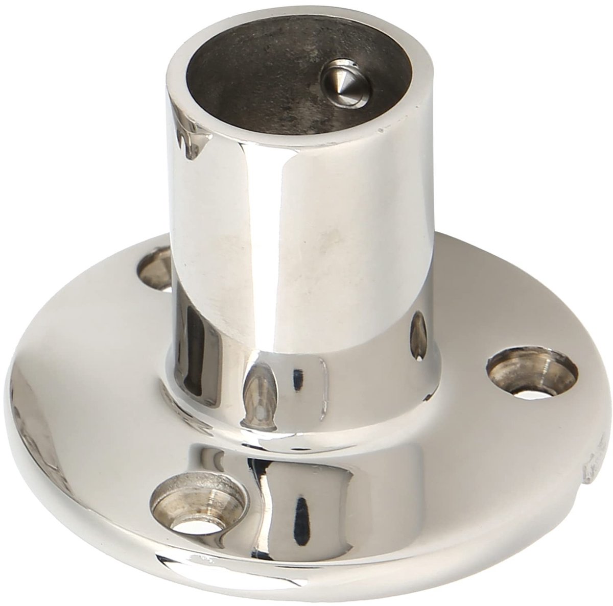 Dailygoods- Boot Handrail 90 Graden - Ronde Basis - Roestvrij Staal - Stevige Beugel - Voor Yachten - Geschikt voor 22/25/30mm Diameter - Bootrail