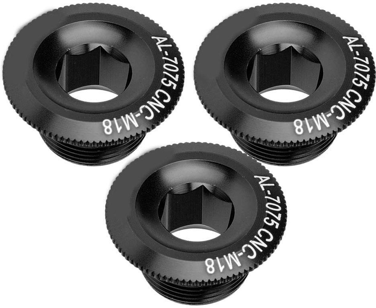 Dailygoods- Crankarm Bouten 3 Stuks - Aluminium Legering - Corrosiebestendig - Lichtgewicht - Eenvoudig te Installeren - Fiets Onderdelen - Fietsonderdelen