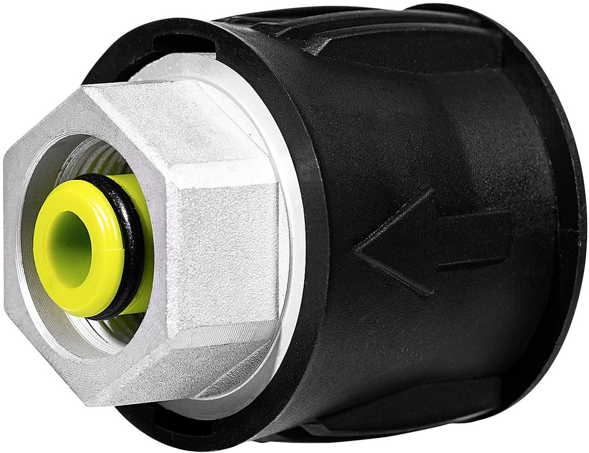 Dailygoods - Snelslangaansluiting - Slangadapter - Eenvoudig te koppelen - Zwart - Hogedrukreiniger - Voor Nilfisk/Bosch hogedrukreiniger - Geschikt v...