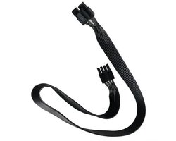Dailygoods- CPU Stroomkabel 8-polig 12V - 8-polig (4+4) - 60 cm - Compatibel met EVGA Supernova - Hoogwaardig product - Geschikt voor G2/G3/G5/P2/B2/B3/T2 - Voedingskabel
