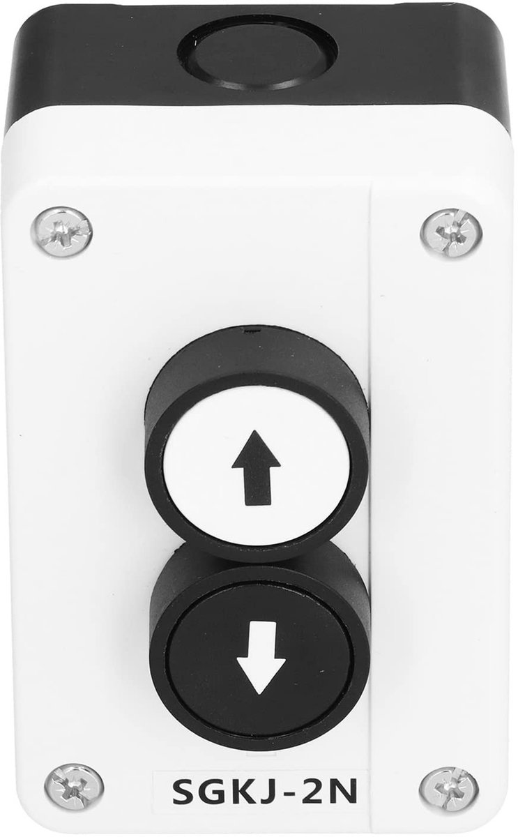 Dailygoods- Drukschakelaar Waterdicht IP32 - Knoopdoos - Snelaansluiting - Roldeurbesturingen - Corrosiebestendig - Automatische Besturingscircuits - Schakelaar