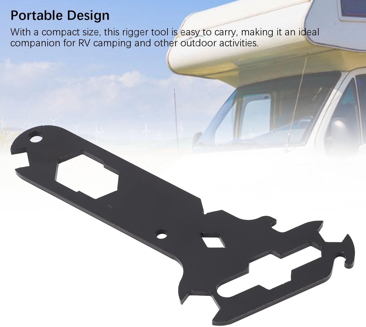 Dailygoods- Montagegereedschap 14-in-1 - Slijtvast - Draagbaar - Rigger Tool - Moersleutel - Draadstripper - Compact formaat - Multitool