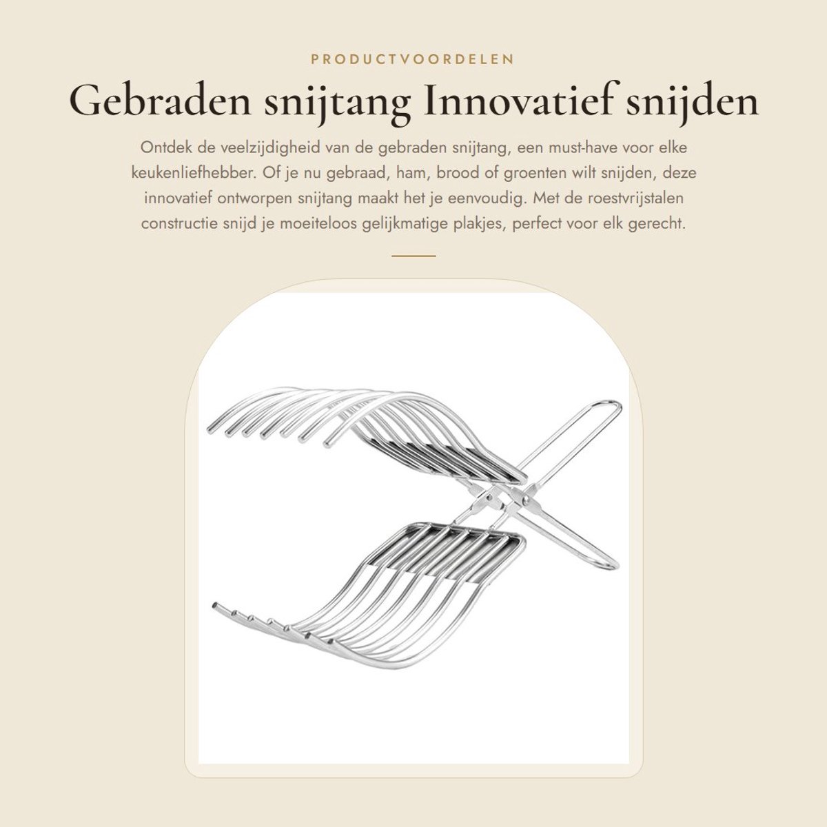 Dailygoods- Snijtang Roestvrij staal - Innovatief Duits ontwerp