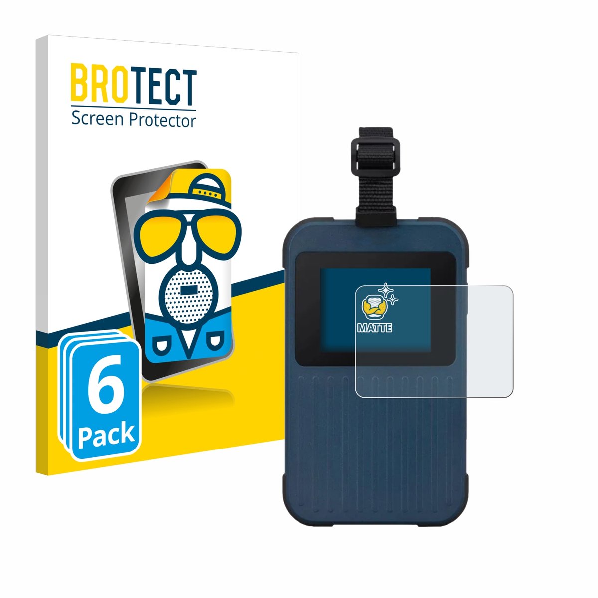BROTECT - Screenprotector voor Acer Enduro Connect M3 - Folie Beschermfolie matte 6 Stuks