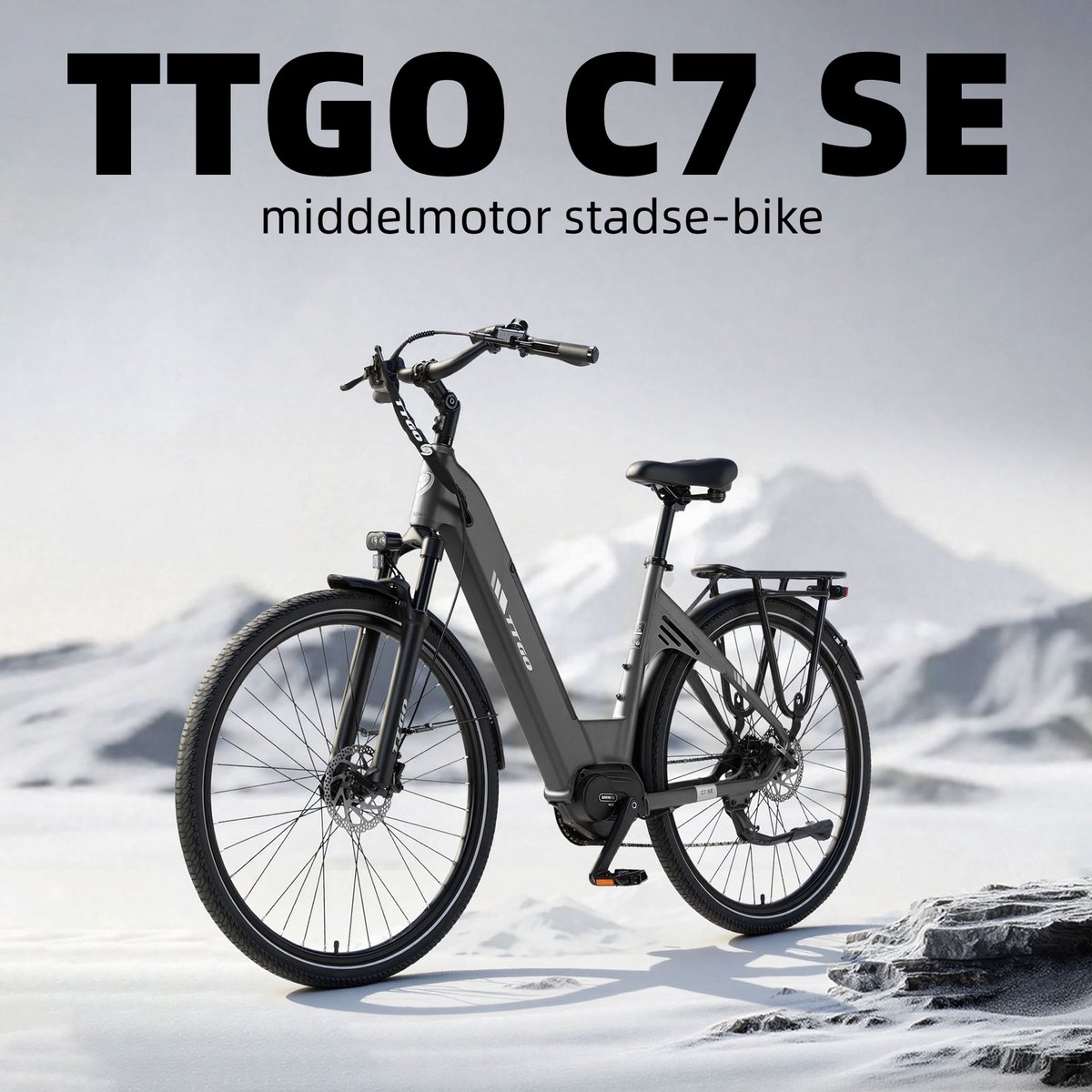 Sencycle Europe Sp. z o.o. Elektrische Stadsfiets TTGO C7 SE - 28 INCH Banden - 36V18Ah Accu thumbnail 6