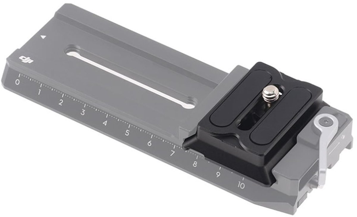 MTTProducts - Camera Quick Release Plate - Tripod Mount Plate - Lichtgewicht Aluminium - Anti Slip - Compatibel met Ronin Rsc2 Rs2 Rs3 - Ideaal voor Fo...