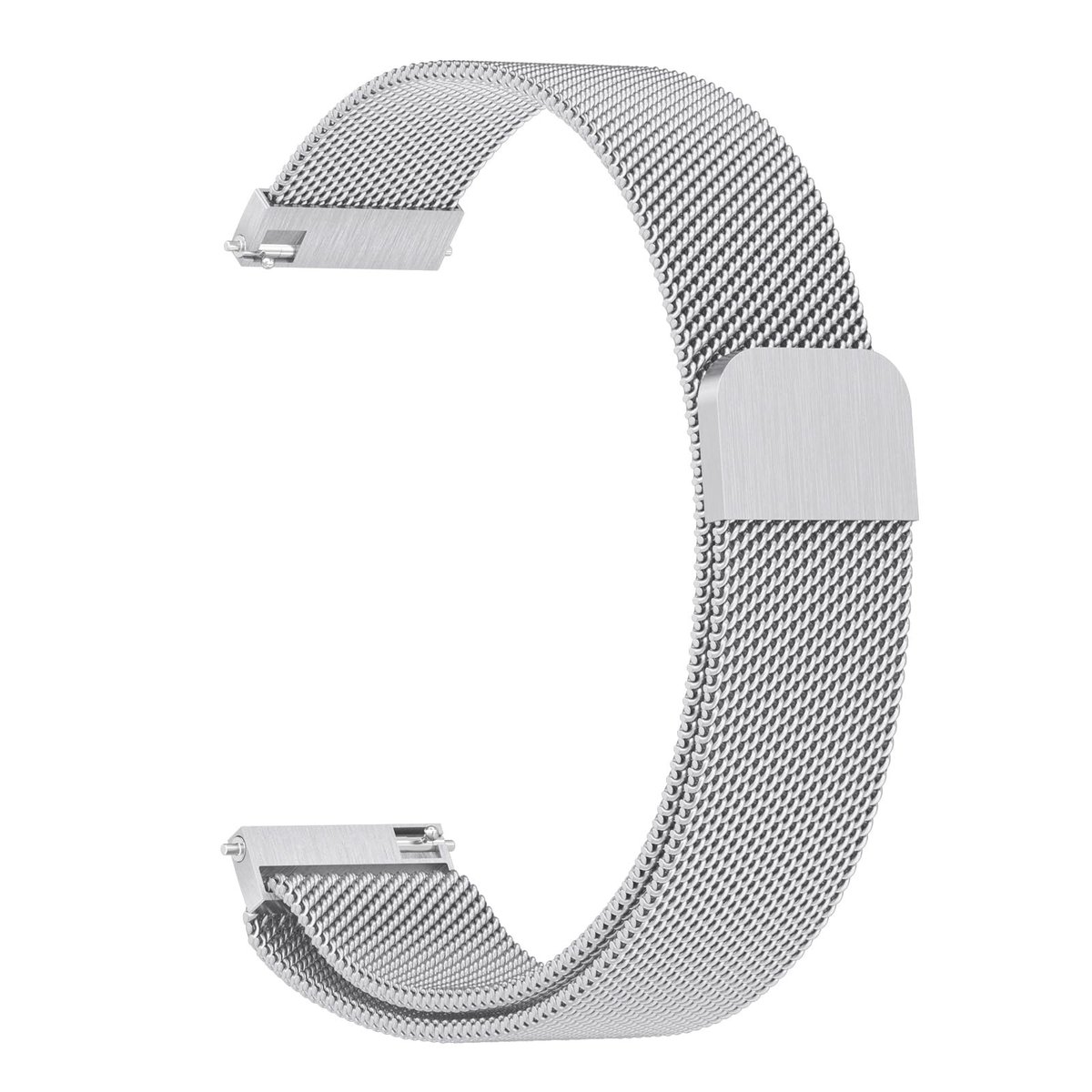 MTTProducts - 20mm horlogeband - Metalen band - Snelle bevestiging - Geschikt voor smartwatch - Duurzaam en stijlvol - Unisex - 1 stuk