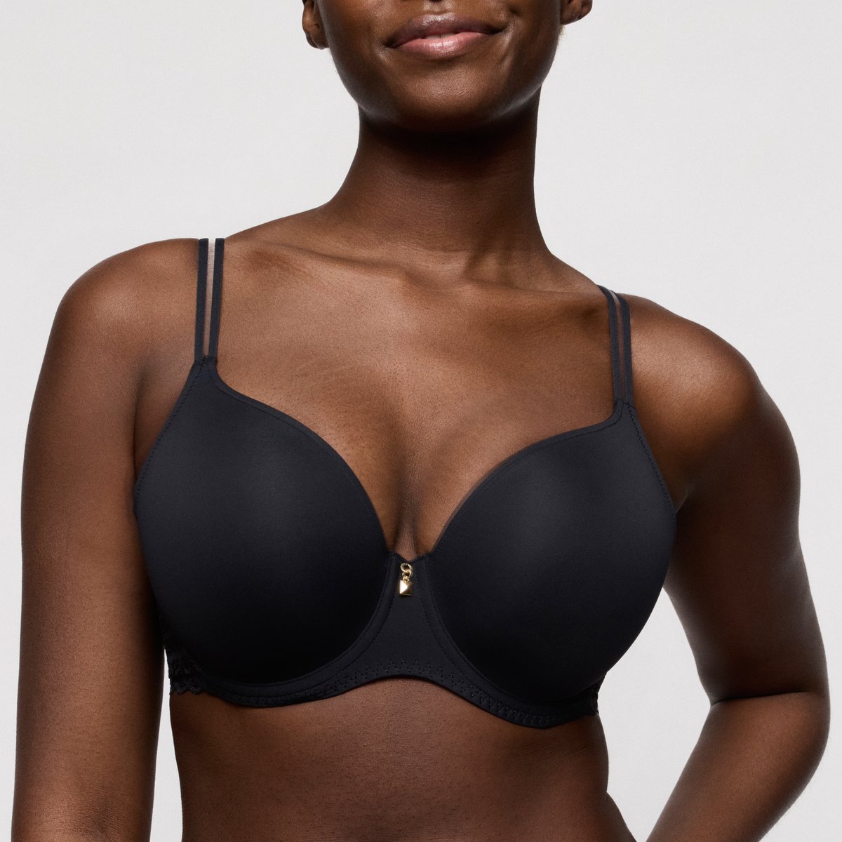 PrimaDonna Twist Twist Side Voorgevormde Beugel Bh 0242570 Charbon - maat EU 70D / FR 85D