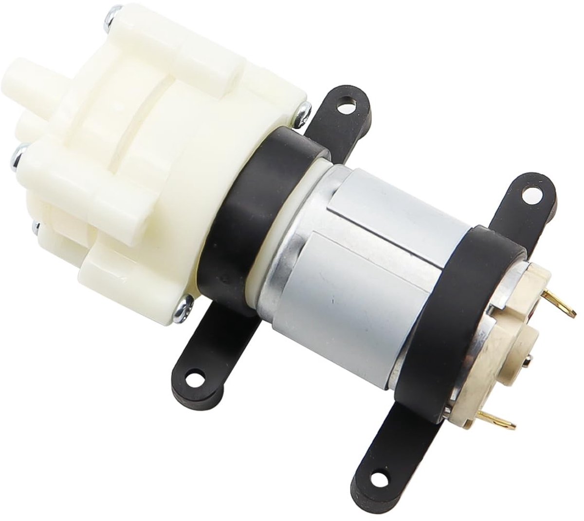 Allecto - Mini Waterpomp - Compacte Pomp voor Aquarium - 12V - 1.5-2L/min - Efficiënte Watercirculatie - Ideaal voor Tuin en Aquarium - Zwart thumbnail 2
