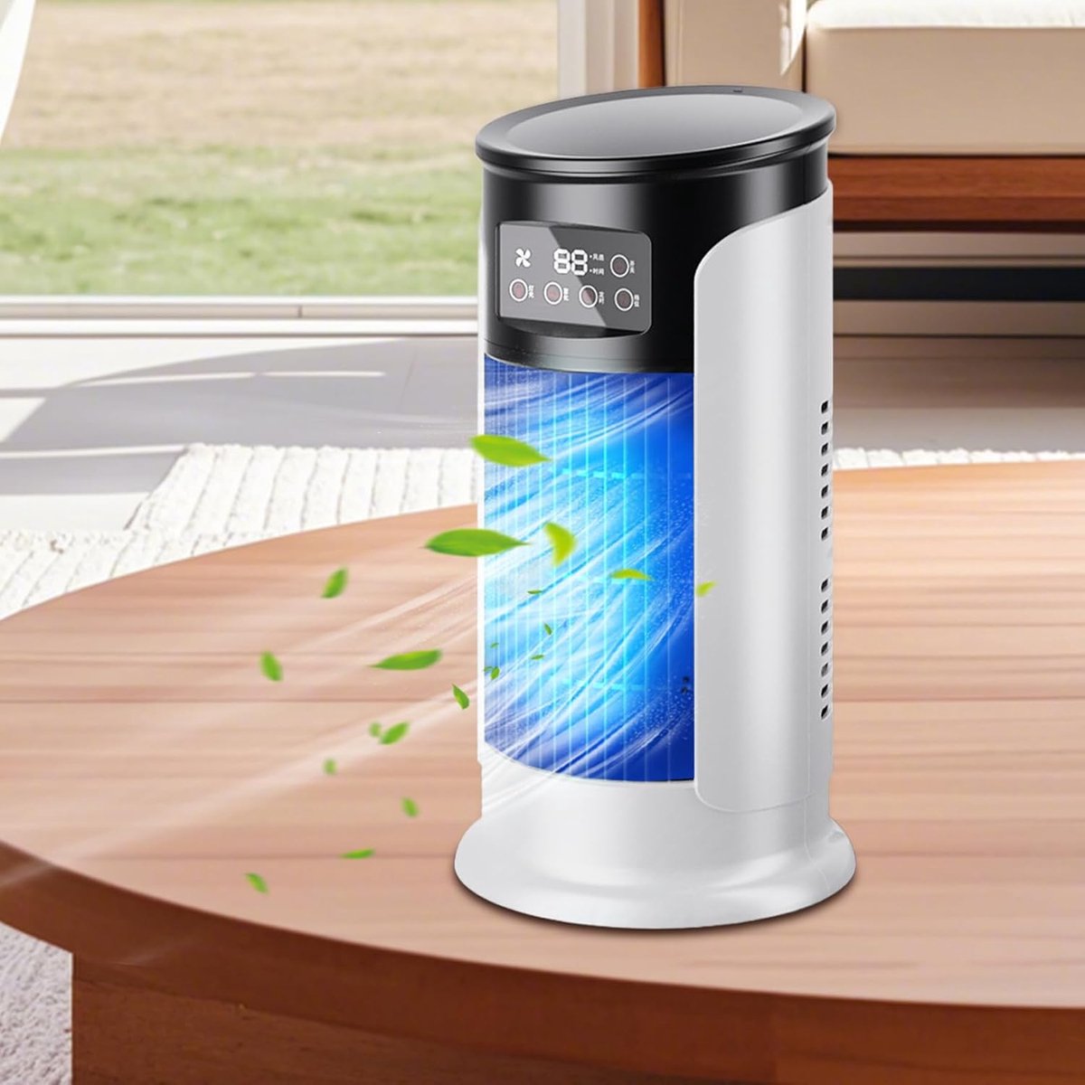 Draagbare Airconditioner | USB Persoonlijke Mini Airco Ventilator - Stille Timer Ruimteverkoeling Compacte 300ml Waterreservoir Persoonlijke Koeler Voor Slaapkamer Auto En Buitenshuis – foto 4