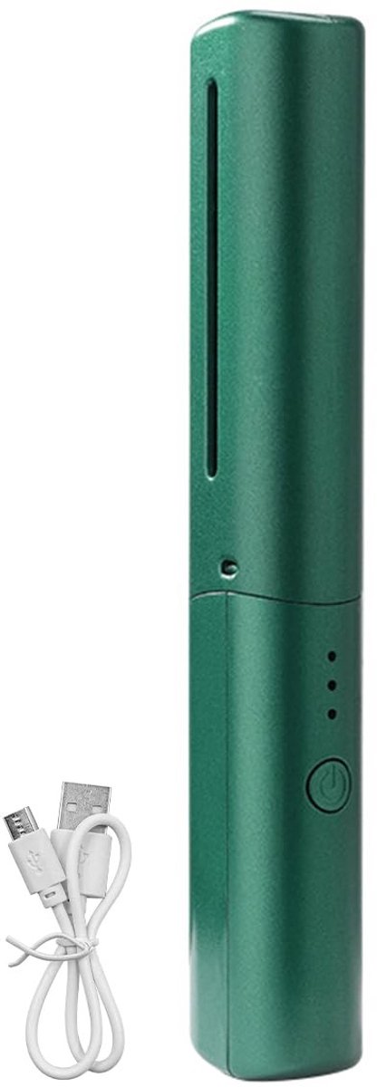 Allecto - Anti-verbranding stijltang - USB oplaadbare krultang - Groene styling kam - Negatieve ionen technologie - Geschikt voor alle haartypes - ...