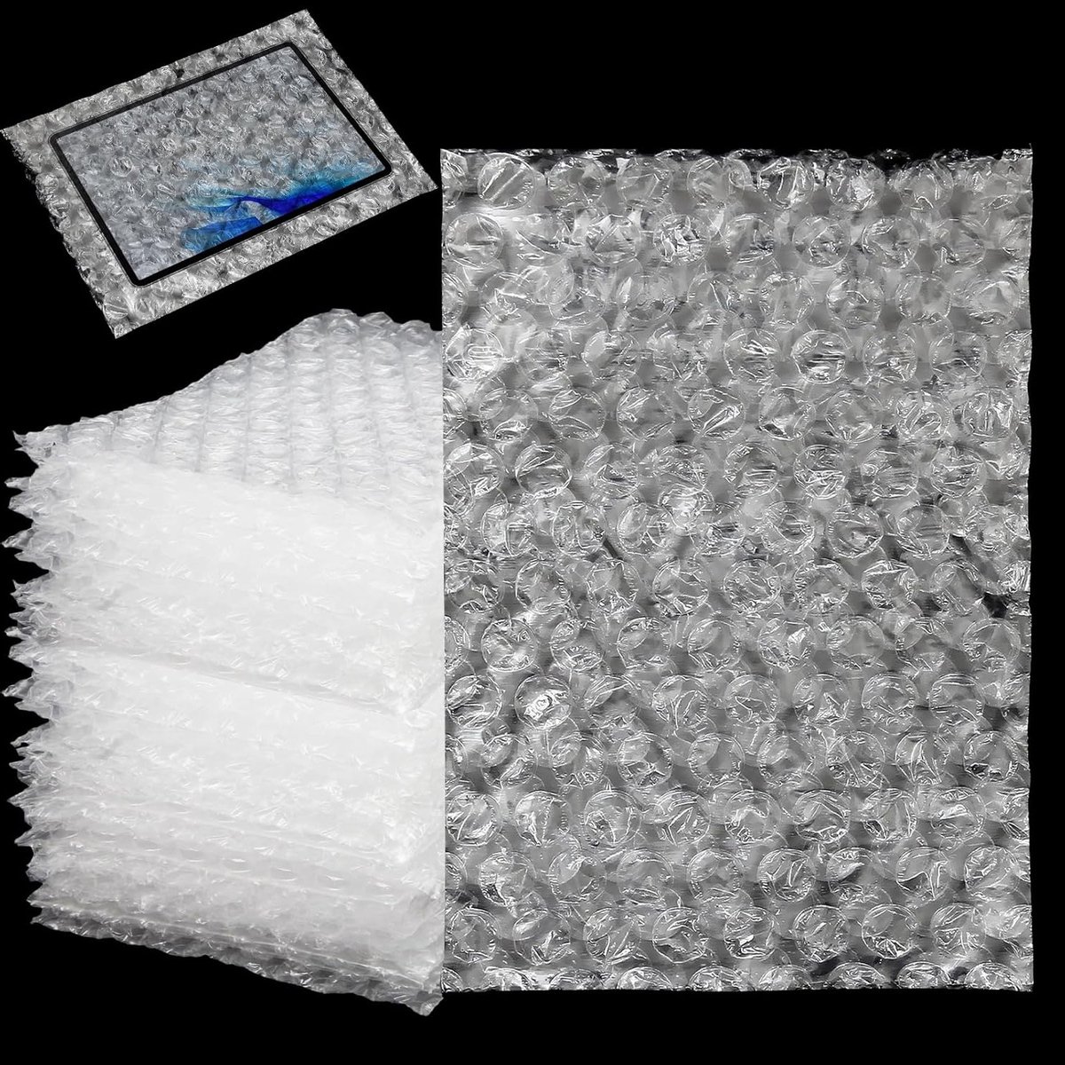 200 Stuks Luchtkussens, 4 x 6 Inch Duidelijke Bubbelwrap Kussens voor Verhuizen en Verzenden, Bescherming en Verpakking
