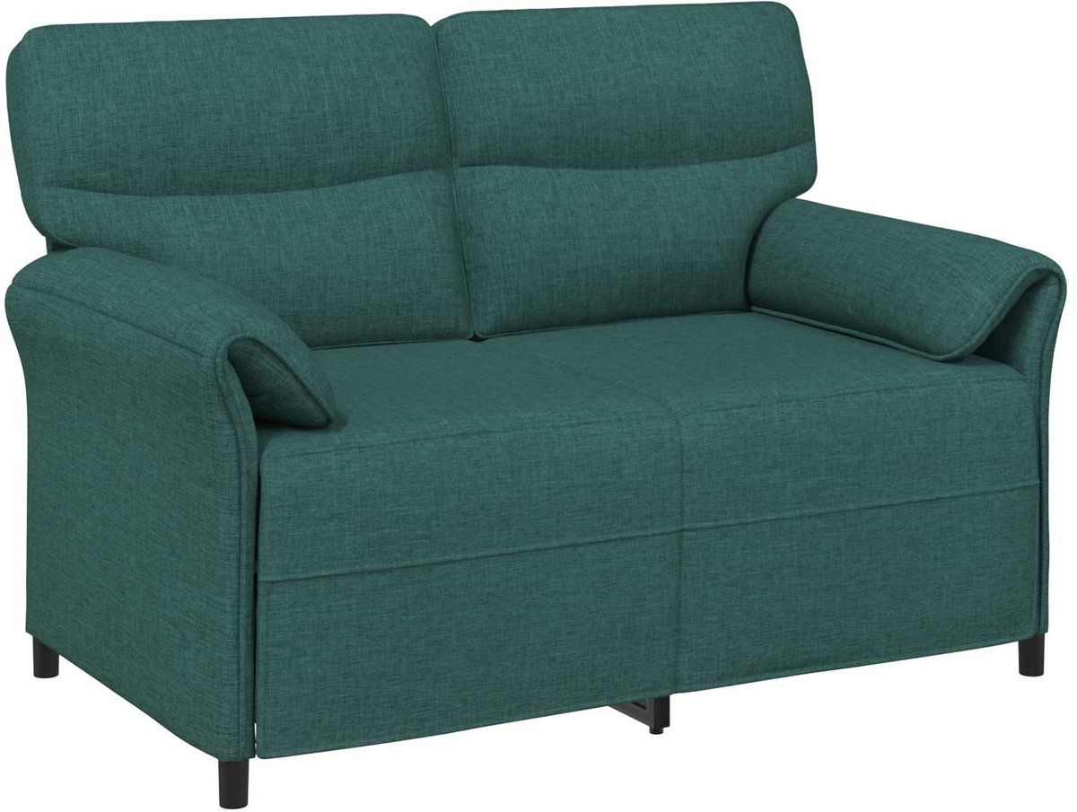 vidaXL - Bank - 100% - polyester - metalen - frame - MDF, - Multiplex