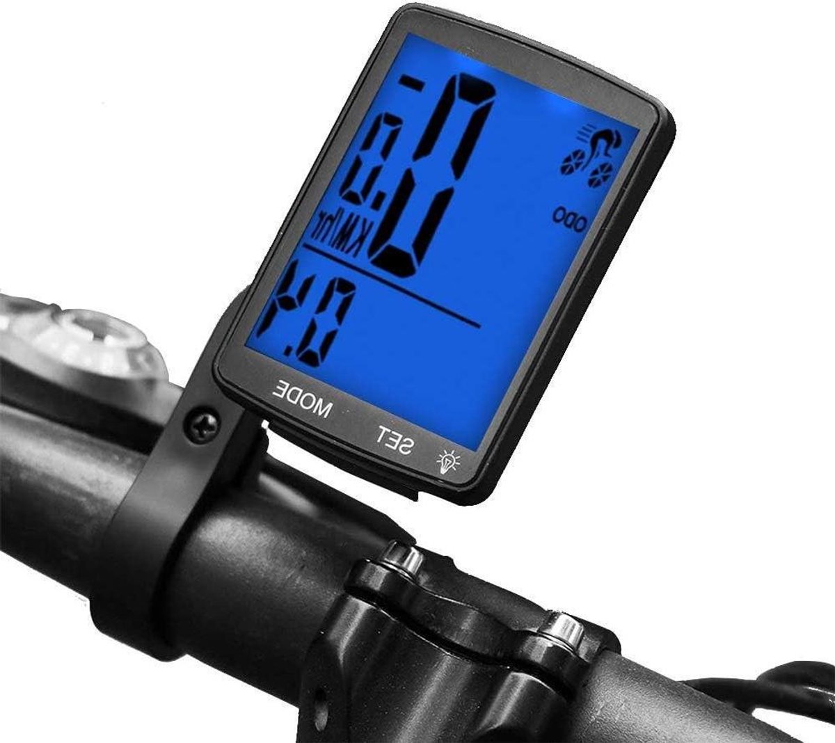 Kilometerteller Fiets - Snelheidsmeter - Fietscomputer Draadloos - plus