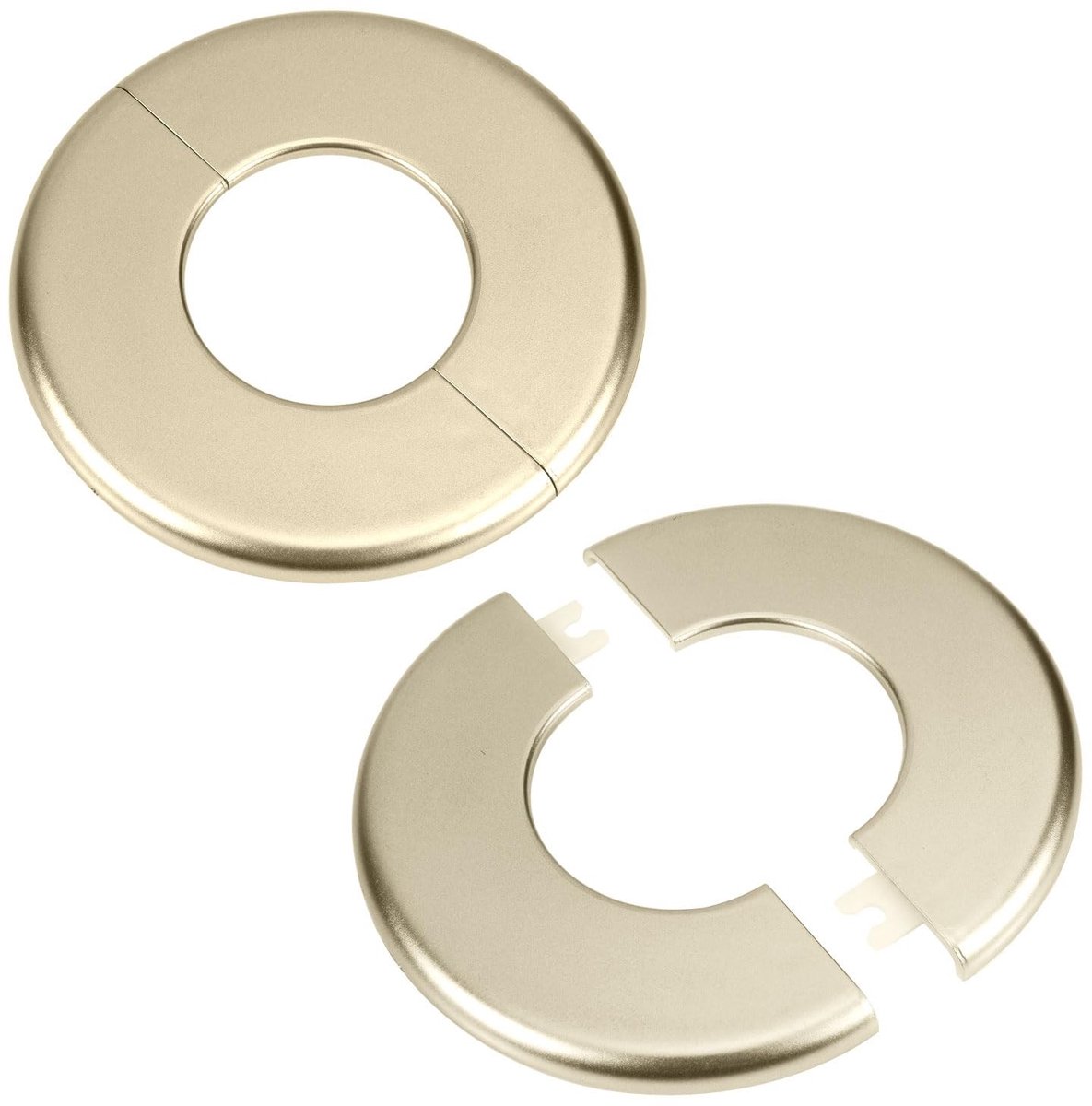 Dailygoods - Set van 2 Zelfklevende Muursplitflenzen in Goud