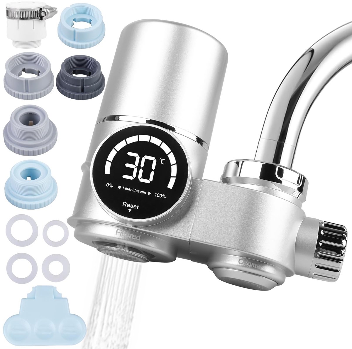 Dailygoods - Waterfilter voor Kraan met LED-display