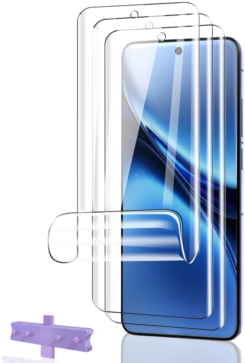 Dailygoods - Displaybeschermfolie voor VIVO X200 Pro - 3 Stuks