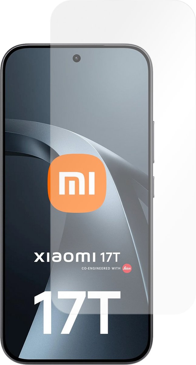 Just in Case screenprotector geschikt voor Xiaomi 17T - Screenprotector Gehard Glas