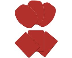 Zelfklevende Stickers - 6 Stuks - Dubbelzijdige Tape - Plakband - Nummerplaat pads - Voor auto, huis Decoratie & Actiecamera & Dashcam