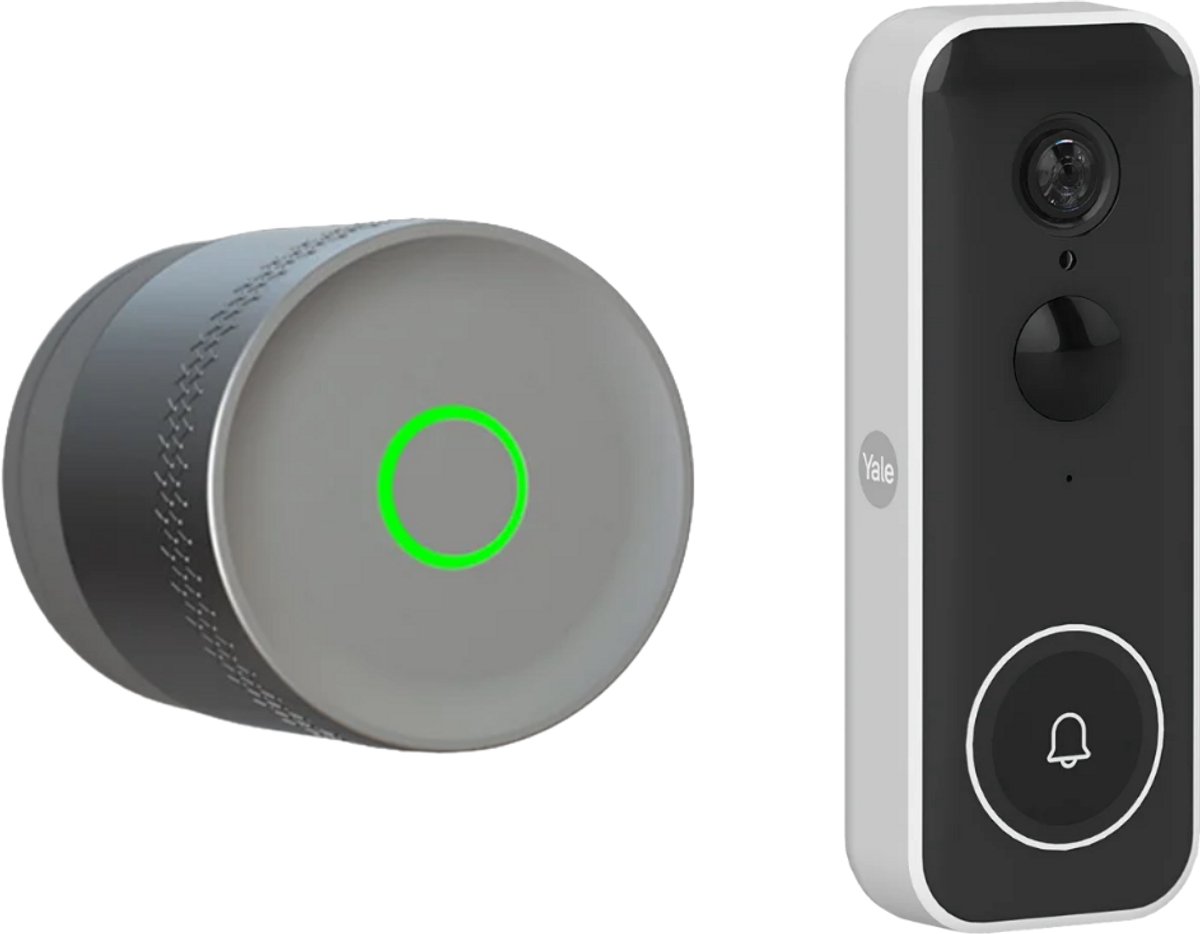 Yale - Linus L2 Lite Smart Lock & Videodeurbel - Deurbelset - Zilver