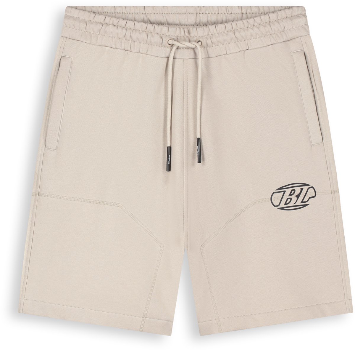 Ballin Amsterdam - Heren Loose fit Shorts Sweat - Taupe - Maat L