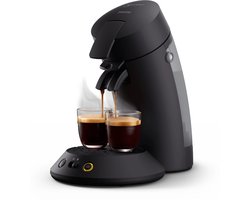 Philips Senseo Original Plus Koffiepadmachine CSA210/60 - Keuze uit 1 of 2 Kopjes - Instelbare Intensiteit - Automatische Uitschakeling - Zwart