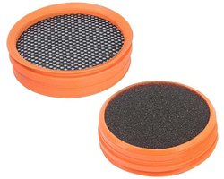 Verpakking van 2 vervangende filters geschikt voor Philips FC8009/01 FC6723 FC6724 FC6725 FC6726 FC6727 FC6728 FC6729 stofzuiger