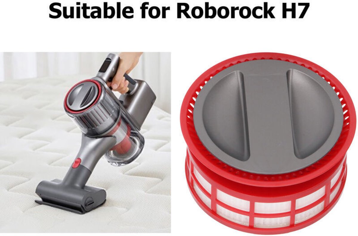 Vervangingsfilters voor accessoires van de Roborock H7 stofzuiger.