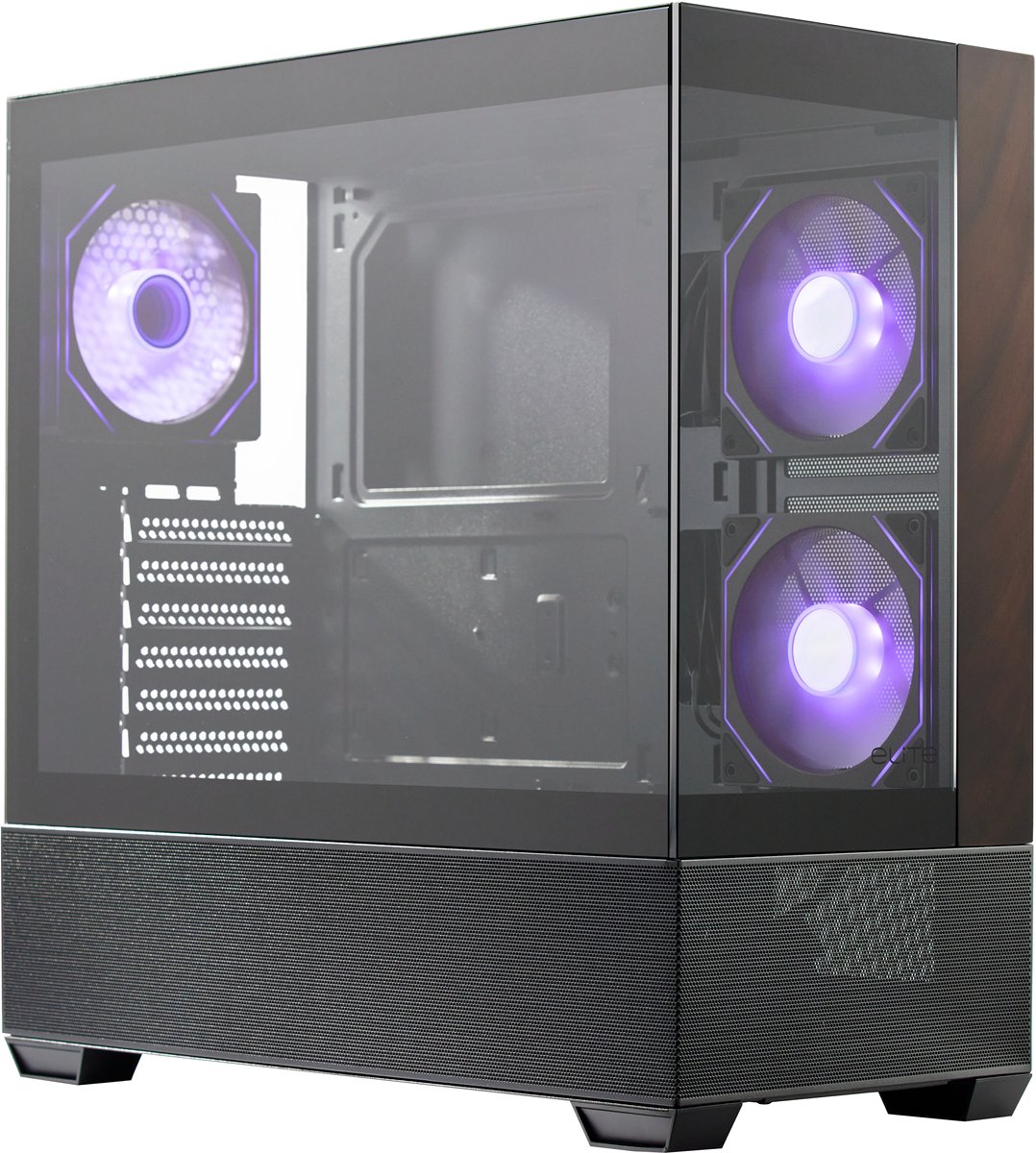 Cooler Master Elite 690 Wood - Zwart