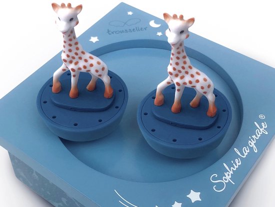 Sophie de giraf Muziekdoosje Milky Way - Dansende Sophie's - Baby muziekdoos - Kraamcadeau - Babyshower cadeau - Vanaf 12 maanden - 11.5x11.5x8.5 cm - Blauw van Sophie de Giraf. — afbeelding 5