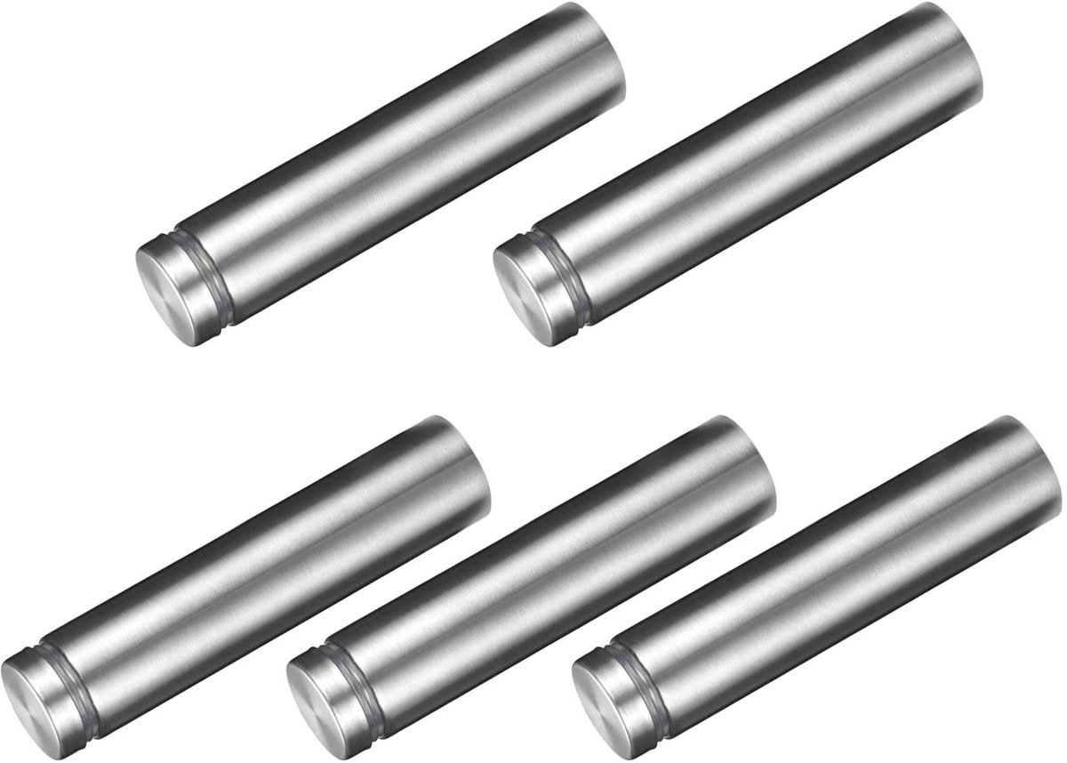 Dailygoods - Teken Schroeven 19x80mm - Set van 5 Stuks Roestvrij Staal