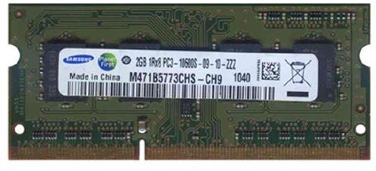 Samsung 2GB DDR3-1333MHz SODIMM - Laptop Macbook iMac Macbook Pro