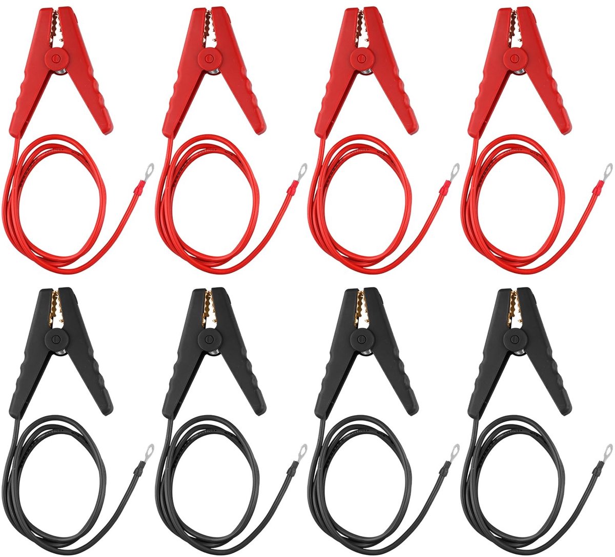 Dailygoods - Set van 8 Elektrische Afrasteringsdraadconnectoren met Krokodillenklem