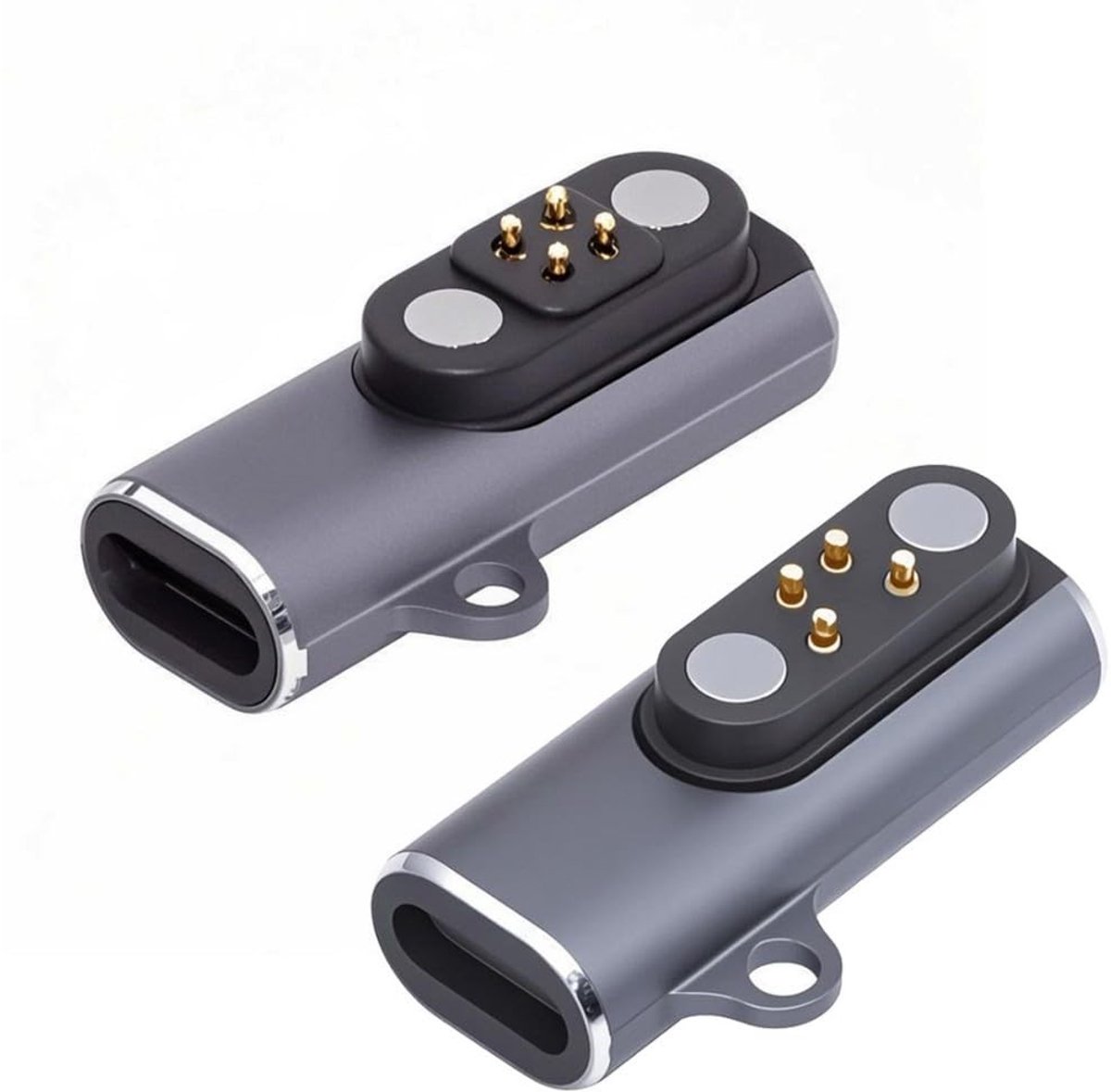 Dailygoods - Set van 2 USB C Oplaadadapters voor Koptelefoons
