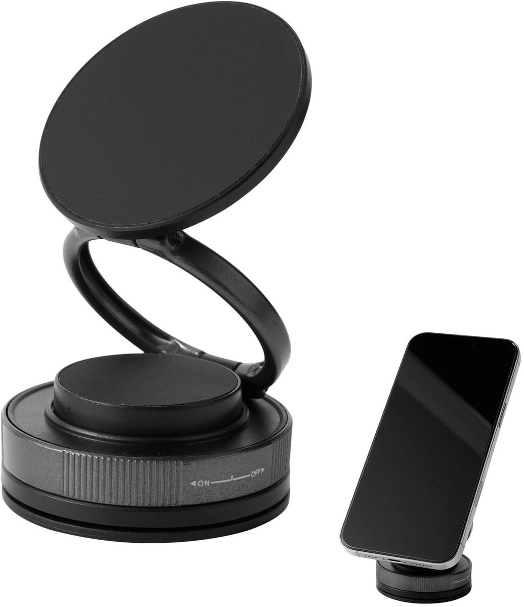Dailygoods - Magnetische Vacuümtelefoonhouder voor Auto met 360° Verstelbaarheid