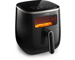 Philips Airfryer 3000 Series - HD9257/88 - 5,6 liter (XL) – Heteluchtfriteuse – 13 in 1 kookfuncties - Quickclean - Met venster