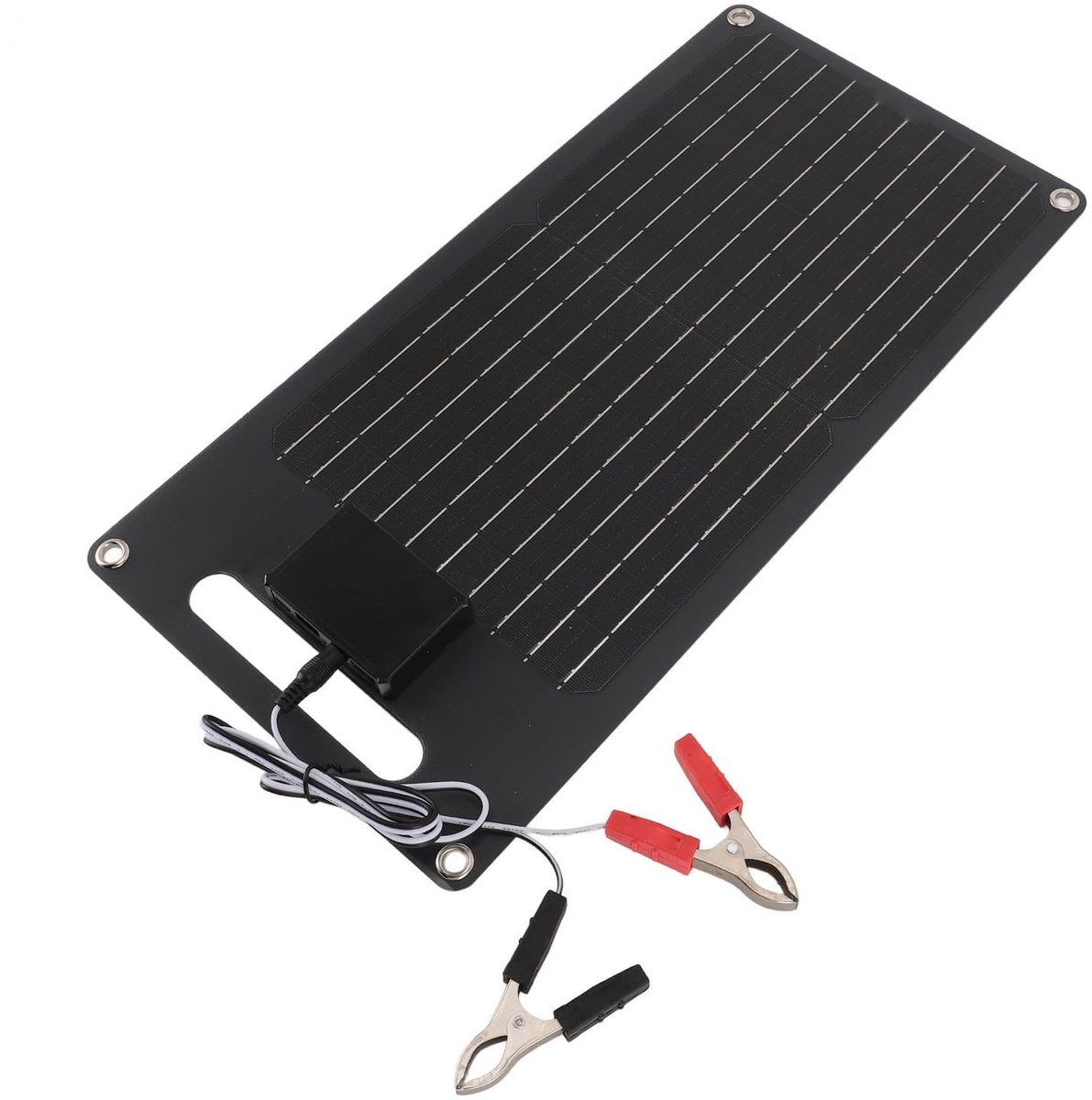 Dailygoods - Dailygoody - 50W Zonnepaneel - Hoge efficiëntie - Weerbestendig - Monokristallijn - USB-oplader - Voor voertuigen en mobiele telefoons - 12V 24V