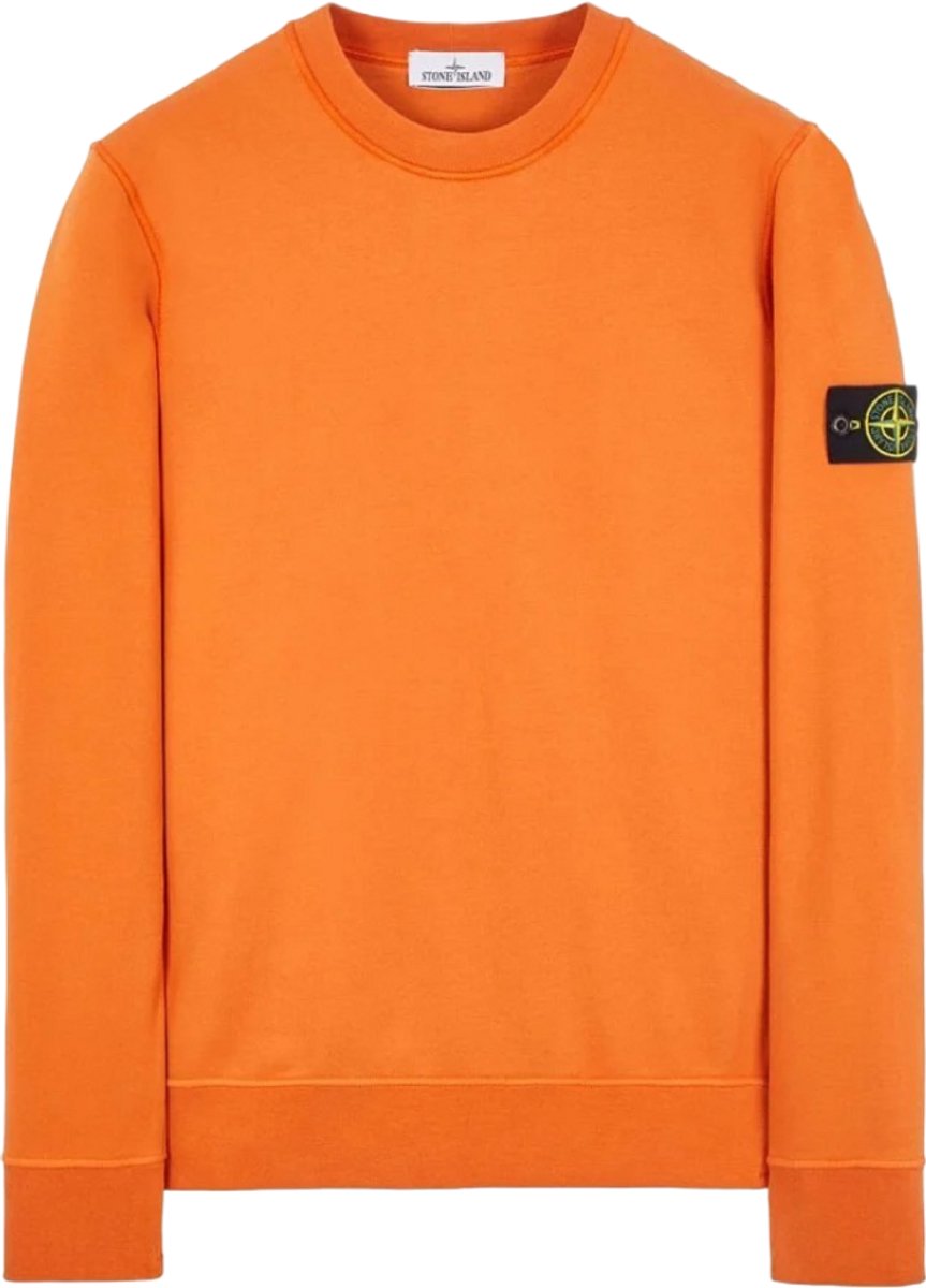 Stone Island Felpa Crewneck 'Oranje'.